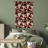 MuchoWow® Wandteppich Wandbehang Blumen - Muster - Pastell Produktbild-Vorschau 4