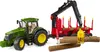 BRUDER Traktor John Deere 7R 350 z przyczepą i balami Podgląd zdjęcia produktu 2