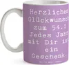 Mr. & Mrs. Panda Kaffeebecher Spruch 54. Geburtstag - Produktbild-Vorschau 3