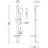 Mexen Fabia DB62 Brausegarnitur, Schwarz - 746504DB62-70 Produktbild-Vorschau 4