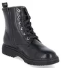 Indigo Kinder-Mädchen-Schnürstiefelette Schwarz, Produktbild-Vorschau 6