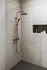 Duravit Duschsystem MinusFlow 354 mm mit Thermostat Bronze Produktbild-Vorschau 1