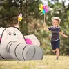 Relaxdays Pop Up Spielzelt Elefant, mit Spieltunnel, Produktbild-Vorschau 5