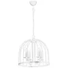 Lampa wisząca świecznikowa biała klatka Single 4xE14 15W Podgląd zdjęcia produktu 1