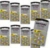 Multiple packages of Rayovac Extra hearing aid batteries are displayed. Náhľad obrázku produktu