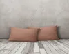 2er Set Kissenbezug Kissenhülle Kopfkissen 40x80cm beige Produktbild-Vorschau 2
