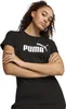 A woman wearing a black Puma t-shirt. Anteprima dell’immagine prodotto