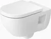 WC suspendu Duravit D-Code, à fond creux, rimless, Anteprima dell’immagine prodotto 1