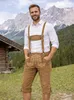 PAULGOS pantaloni tradizionali da uomo in pelle - braghe al Anteprima dell’immagine prodotto 9
