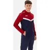 JAKO Unisex Kapuzenjacke Iconic, Farbe:marine/chili rot, Produktbild-Vorschau 8