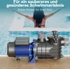 Pool Pumpe 10800 l/h 180 W Schwimmbadpumpe Filterpumpe Produktbild-Vorschau 8