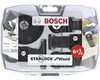 A set of Bosch Starlock wood cutting blades in its original packaging. Voir les images du produit
