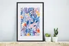 MuchoWow® Gerahmtes Poster Sommer - Natur - Muster 40x60 cm Produktbild-Vorschau 4