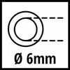 Einhell 41.394.10, 8 bar, Červená, 6,35 mm, 4 m, 6 mm, 200 Náhľad obrázku produktu 4