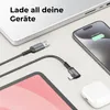 deleyCON 0,5m USB C Kabel Kurz Winkel 90 Grad USB-A auf Produktbild-Vorschau 7