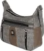 Damen Tasche Schultertasche Umhängetasche Leder Optik Produktbild-Vorschau 4