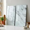 Vilde | Copripiastra per fornelli 2 pz. - 60x52 cm - Bianco Anteprima dell’immagine prodotto 7