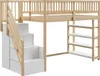 Patrová postel Flieks 90x200 cm se skříní, dětská postel s Náhled obrázku produktu 8