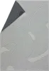A close-up view of a folded blanket with a wavy pattern. Produktbild-Vorschau