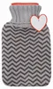 Inspirion Warmflasche - 0.75L - grau - mit Herz - Produktbild-Vorschau 2