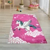 Kinderteppich Spielteppich Kinderzimmer Teppich Einhorn Produktbild-Vorschau 1