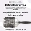 Olivia Garden Essential Blowout Classic Silver Hairbrush 85 Voir les images du produit 14