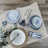 6 Assiette Plate 27.5 Cm Galet Gris - Au Grès Du Temps - Voir les images du produit 1