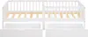 Homestyle4u Kinderbett 90x200 Holzbett mit Rausfallschutz 2 Produktbild-Vorschau 16