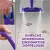 A collage of images showing a Swiffer Wetjet floor cleaner being used and its components. Anteprima dell’immagine prodotto