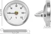 A product shot of a thermometer with dimensions and a separate shot of a spring. Náhled obrázku produktu