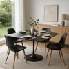 Goblet stil quadratischer Tisch mit abgerundeten Kanten Produktbild-Vorschau 8