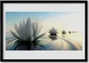 Bild 100x70 MDF-Rahmen Wandkunst Blumen Wasser-Lilien-Teich Produktbild-Vorschau 1