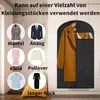 Kleidersack, 4 Stück Anzug Schwarz 60 x 120 cm Reise Mit Produktbild-Vorschau 5