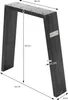 A diagram of a metal table leg with dimensions indicated. Náhled obrázku produktu