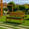 Bankkissen 150×50×7 cm grün – Sitzkissen für Gartenbank mit Produktbild-Vorschau 8