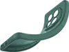 A green phone case is shown bent in half against a white background. Produktbild-Vorschau