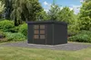 Karibu Gartenhaus Hybridhaus Metall Jupiter 4 anthrazit Produktbild-Vorschau 2
