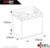Langzeit Gel Akku 12V 30Ah Blei Akku Produktbild-Vorschau 4