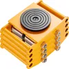 A yellow industrial roller with a black rotating top sits on a white background. Náhľad obrázku produktu
