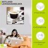 ARTland Leinwandbild Frischer Espresso Genuss Größe: 40x40 Produktbild-Vorschau 3