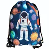 HECKBO Kinder Turnbeutel mit Astronaut & Weltraum-Motiv | Produktbild-Vorschau 1