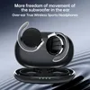 A pair of black over-ear wireless headphones with a charging case. Náhled obrázku produktu