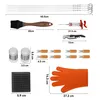 Grillbesteck-Sets, 25 Stücke Edelstahl Grillzubehör, BBQ Produktbild-Vorschau 4