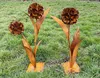 3D Pusteblume mit 1 Blüte 90 cm Edelrost Gartendeko Produktbild-Vorschau 4
