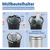 WENKO Kosmetik Tret Müll Eimer LEMAN Edelstahl 3 L Abfall Produktbild-Vorschau 5