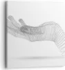 Bild auf Leinwand - Leinwandbild - Einteilig - Hand Grafik Produktbild-Vorschau 1