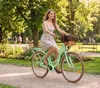 Dallas Bike Fahrrad Mit Weidenkorb - Damenfahrrad 28 Zoll - Produktbild-Vorschau 3