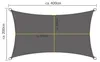 Tenda parasole Sol Royal rettangolare impermeabile 2x4 m Anteprima dell’immagine prodotto 2