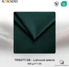 Válenda 80x180 - Zelená - Lenoška s funkcí spaní - Sametová Náhled obrázku produktu 2