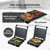 Olvy Kontaktgrill XXL 2000W – Sandwichmaker für 4 Produktbild-Vorschau 5